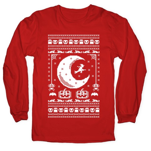 Ugly Halloween Sweater Longsleeve Tee